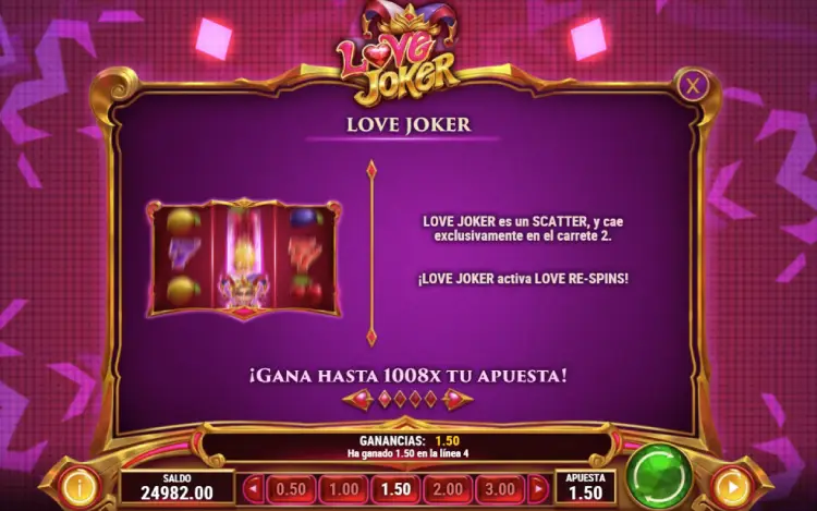 Love Joker Slot Online Scatter