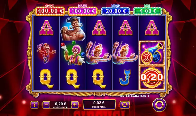Mega Fire Blaze Big Circus Slot Online