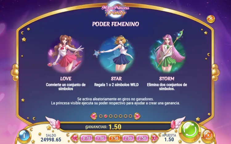 Moon Princess Trinity Slot Online Poder Femenino
