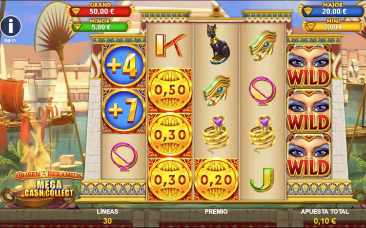 Queen Of The Pyramids Mega Collect Slot Online