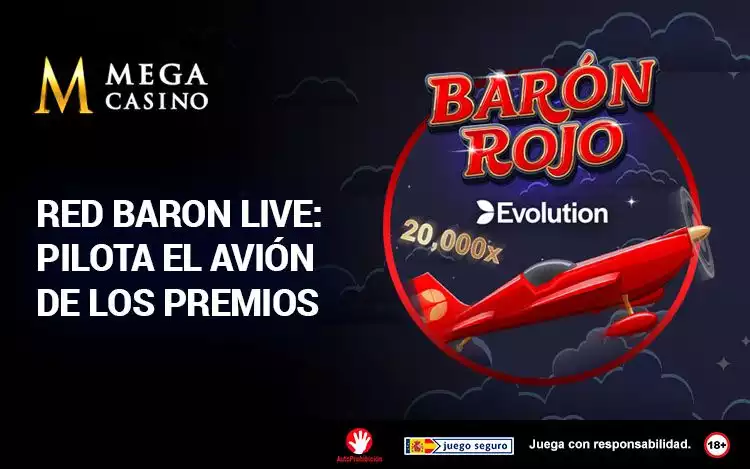 Red Baron Live Pilota el Avion de los Premios