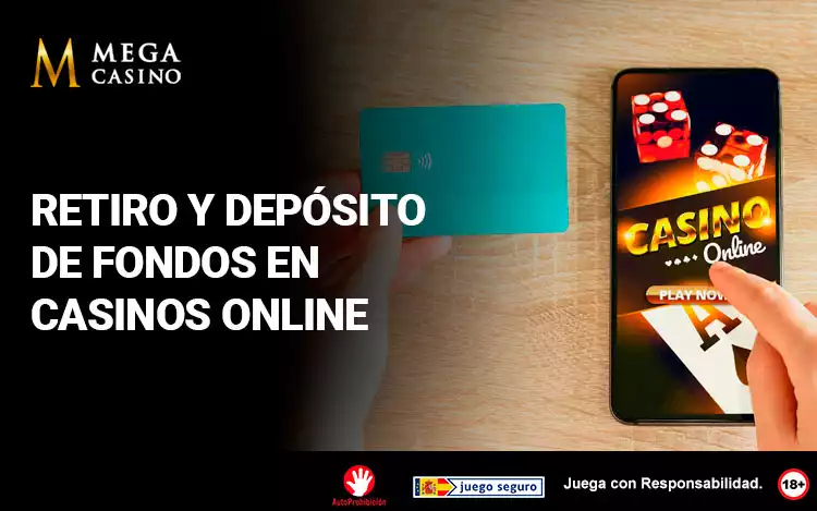 Cómo retirar y depositar dinero en un casino online