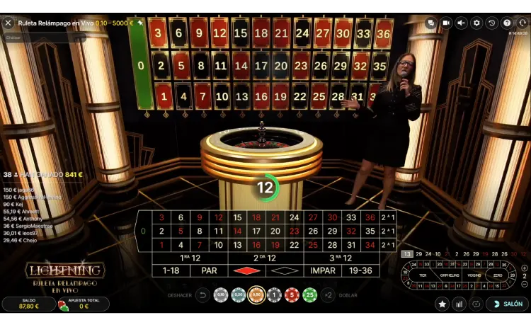 Ruleta Relampago en Vivo Ruleta en Vivo