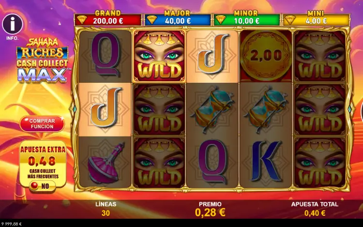 Sahara Riches Cash Collect Max Slot Online