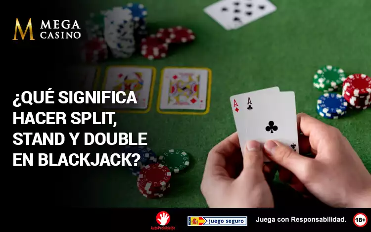 significado split stand double blackjack