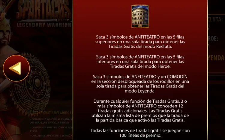 Spartacus Legendary Warrior Slot Online Free Spins