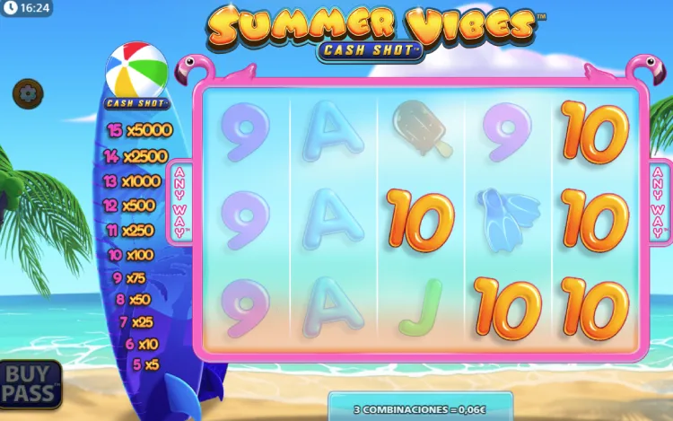 Summer Vibes Cash Shot Slot Online