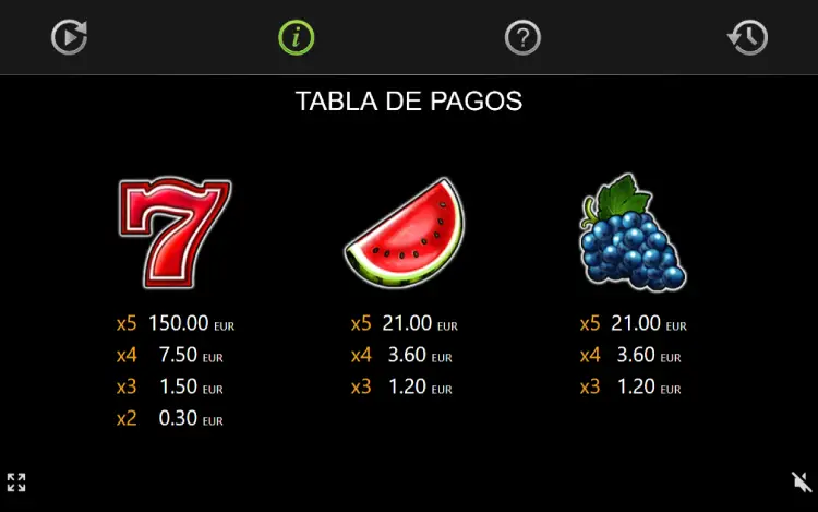 Tabla de Pagos Shining Crown Slot Online