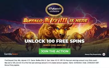 Exclusive Buffalo Blitz III Has Arrived With Free Spins
