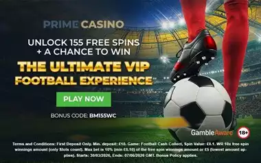 Get 155 Free Spins and Access a VIP Football Experience