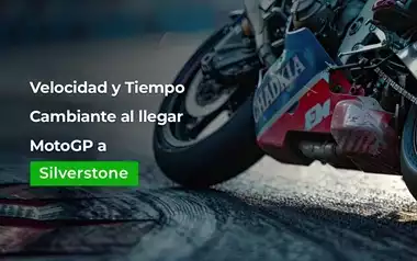 Velocidad y Tiempo Cambiante al Llegar MotoGP a Silverstone