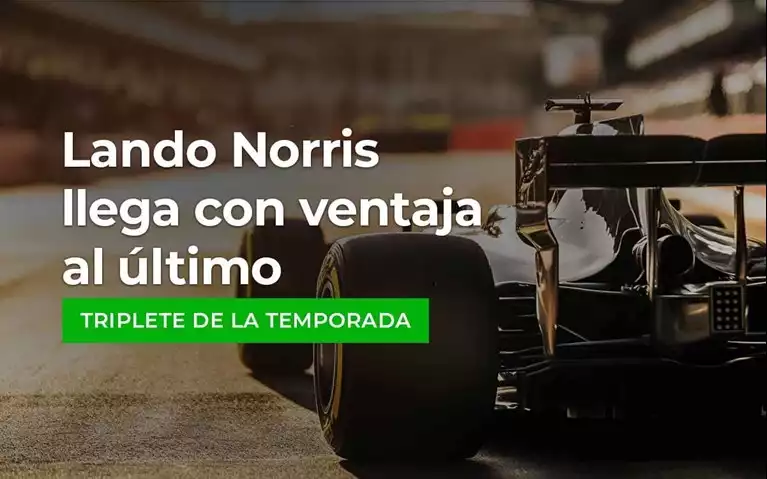 Lando Norris Llega con Ventaja al Ultimo Triplete de la Temporada