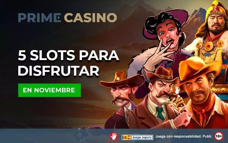 5 Slots para Disfrutar en Noviembre