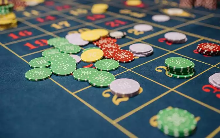 chips on a casino game