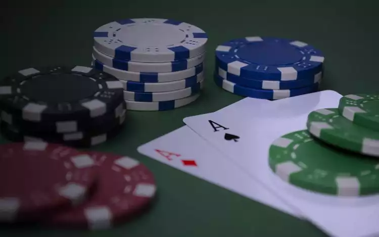 casino chips and cards