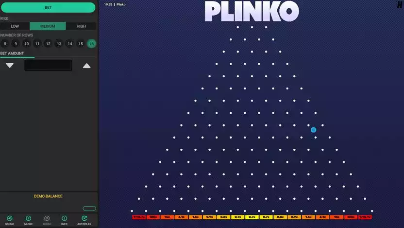 hacksaw's plinko game