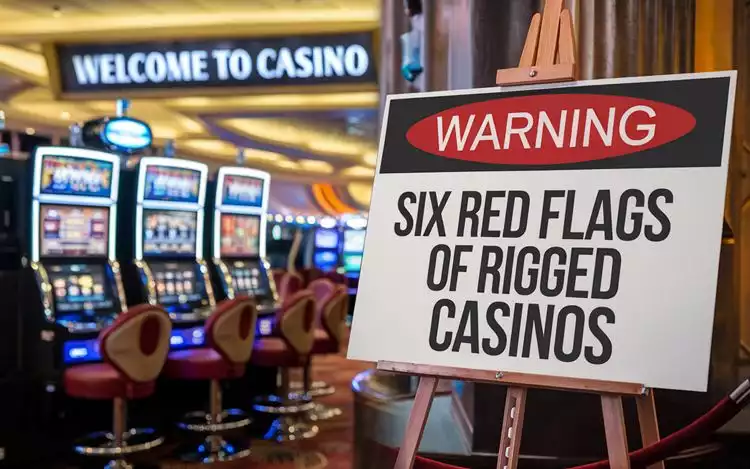 warning sign of rigged casinos
