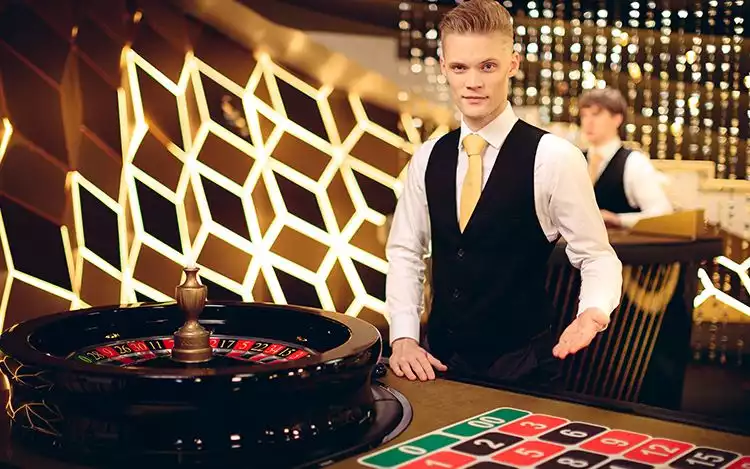 An ongoing round of American Roulette in a land-based casino