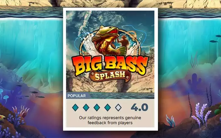 big bass splash rating of 4.0 by prime casino