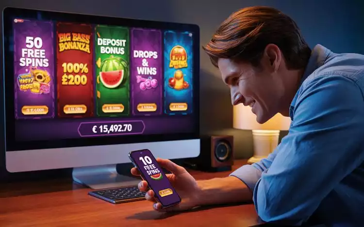 casino slot player on mobile