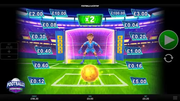 football-lucky-tap-game-screen
