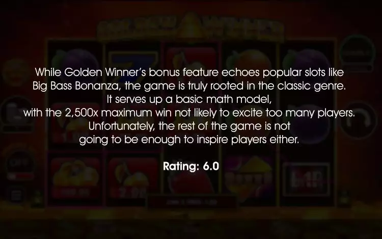 Golden Winner slot review summary by Gambling Zone