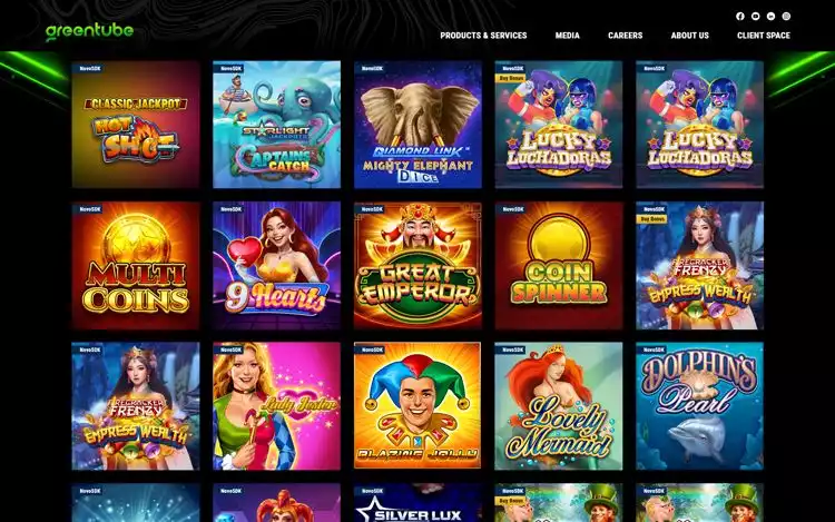 GreenTube's slot portfolio