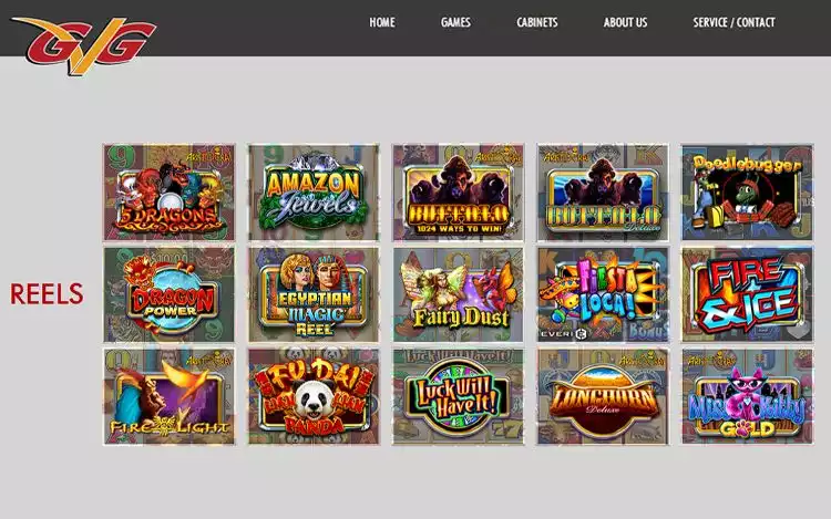 Grand Vision Gaming (GVG) reels portfolio