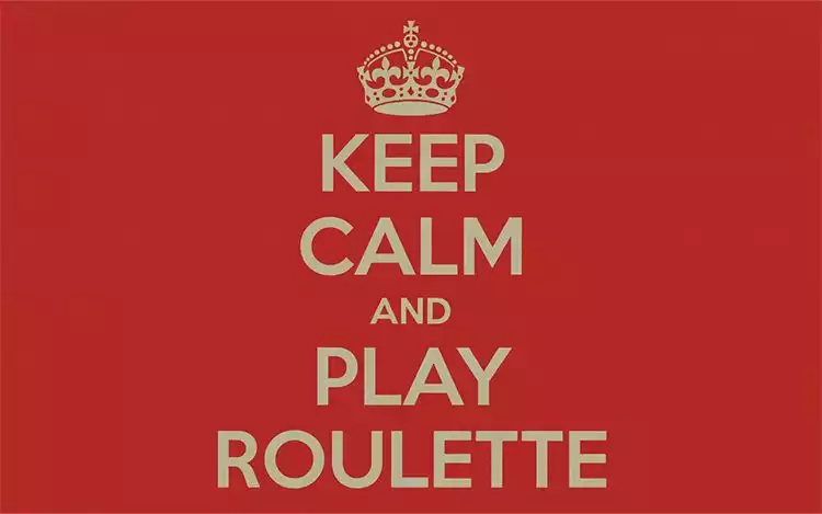 derived famous quote to keep calm and play roulette
