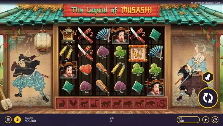 Legend of Musashi slots by Peter & Sons