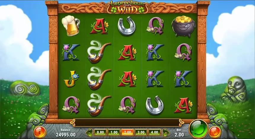 Leprechaun Goes Wild slot game screen