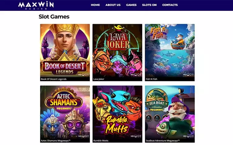 Max Win Gaming slot portfolio