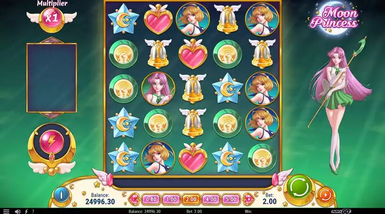 Moon Princess slot game screen
