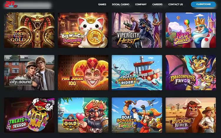 List of Slot Games from Play'N GO website