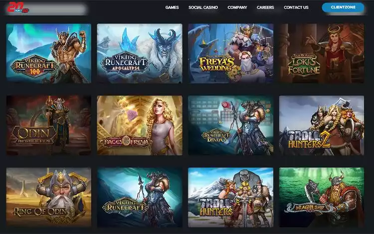 selection of Norse-themed slots by Play'N Go