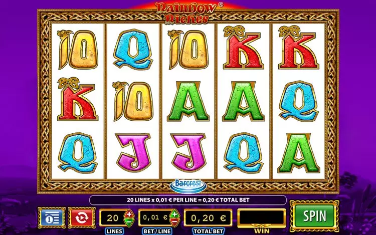 Rainbow Riches slot gameplay
