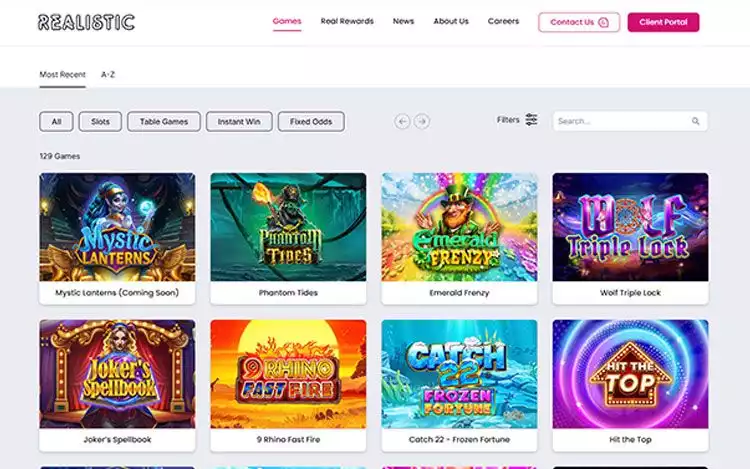 Realistic Games slot portfolio