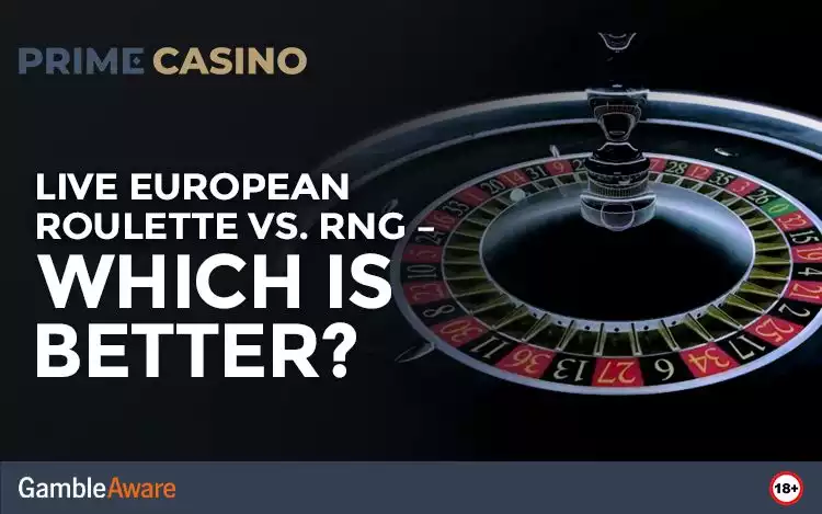 RNG-based European roulette gameplay