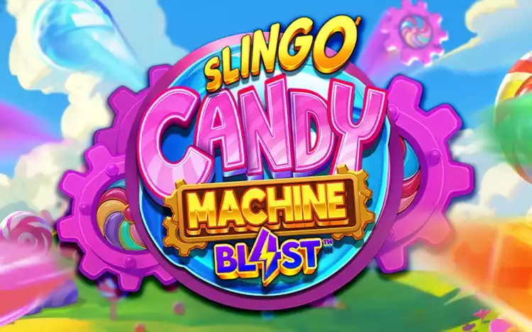 Slingo Candy Machine BL4ST slot poster