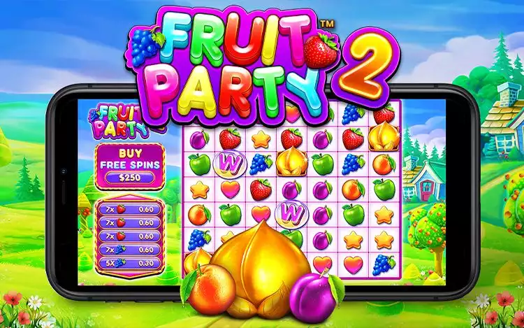  Pragmatic Play's Fruit Party 2 slot poster