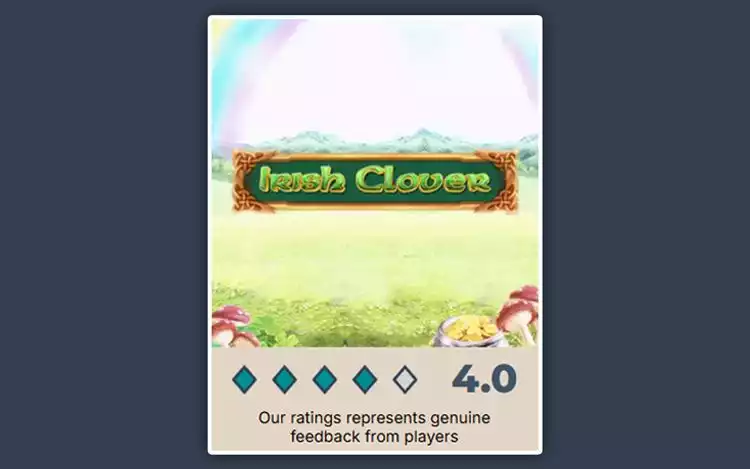 Prime Casino Rating for Irish-themed slot game Irish Clover