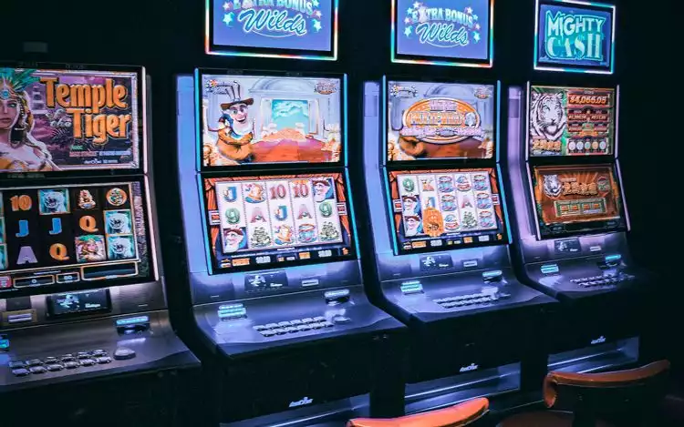 slot machines in a casino venue