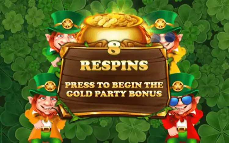 Irish-themed slot Money Gold uses Pot of Gold as central to Respin Money feature mechanics