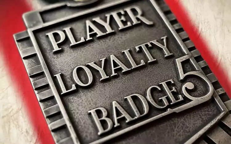 slot player loyalty badge