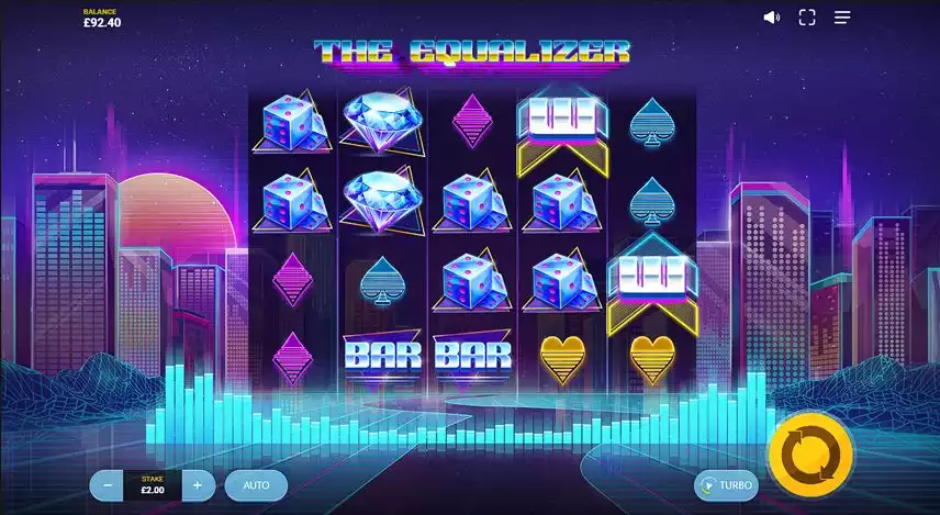 Red Tiger's Movie-themed slot The Equalizer game screen