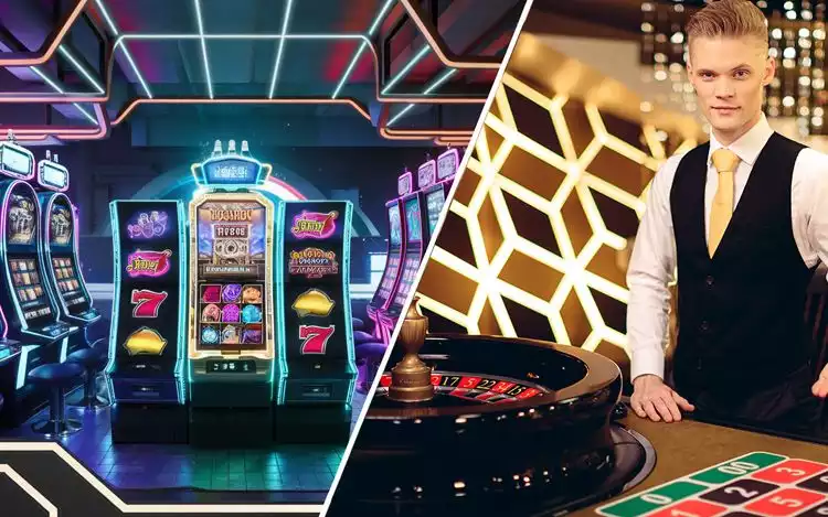 slots vs live dealer