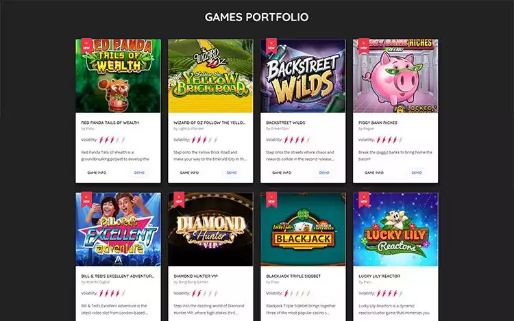 Spark slot portfolio