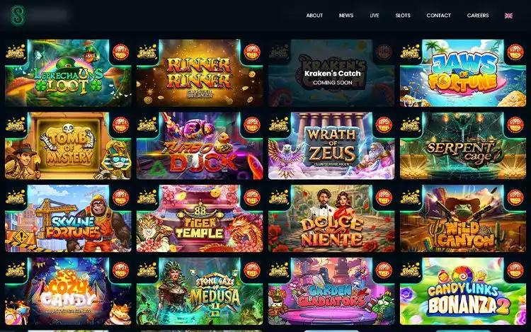 Stakelogic's slot portfolio