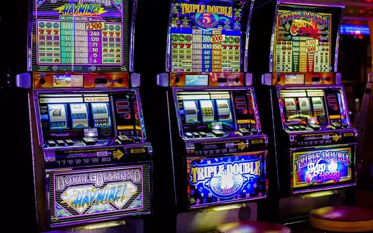 three casino slot machines