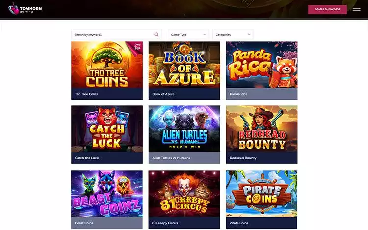 Tom Horn Gaming slots